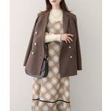 【natural couture】ベロア切り替えキャミワンピース | NICE CLAUP / OLIVE des OLIVE　OUTLET | 詳細画像3 