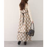 【natural couture】ベロア切り替えキャミワンピース | NICE CLAUP / OLIVE des OLIVE　OUTLET | 詳細画像5 