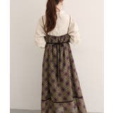 【natural couture】ベロア切り替えキャミワンピース | NICE CLAUP / OLIVE des OLIVE　OUTLET | 詳細画像14 