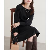 【natural couture】<ako>前後2WAYミニワンピース | NICE CLAUP / OLIVE des OLIVE OUTLET | 詳細画像2