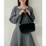 ブラック | 【natural couture】ファーミニバッグ | NICE CLAUP / OLIVE des OLIVE　OUTLET