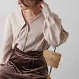 ビックカラージョーゼットシャツ | NICE CLAUP OUTLET | 詳細画像1