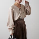 ビックカラージョーゼットシャツ | NICE CLAUP OUTLET | 詳細画像6