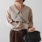 ビックカラージョーゼットシャツ | NICE CLAUP OUTLET | 詳細画像7