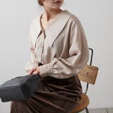 ビックカラージョーゼットシャツ | NICE CLAUP OUTLET | 詳細画像2
