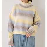 グラデーションハイネックニットプルオーバー | NICE CLAUP OUTLET | 詳細画像16