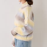 グラデーションハイネックニットプルオーバー | NICE CLAUP OUTLET | 詳細画像17