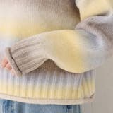 グラデーションハイネックニットプルオーバー | NICE CLAUP OUTLET | 詳細画像20