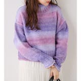 グラデーションハイネックニットプルオーバー | NICE CLAUP OUTLET | 詳細画像11