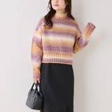 グラデーションハイネックニットプルオーバー | NICE CLAUP OUTLET | 詳細画像14