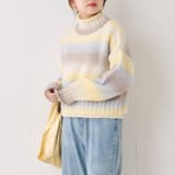 グラデーションハイネックニットプルオーバー | NICE CLAUP OUTLET | 詳細画像6