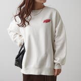 【再入荷】HOTDOG&JUICEプリント 裏起毛スウェット | NICE CLAUP OUTLET | 詳細画像3