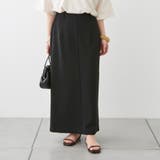 ブラック | バックスリットタイトスカート | NICE CLAUP / OLIVE des OLIVE　OUTLET