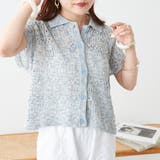 ラメ入りコットンリネンポロニット | NICE CLAUP / OLIVE des OLIVE　OUTLET | 詳細画像20 