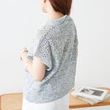 ラメ入りコットンリネンポロニット | NICE CLAUP / OLIVE des OLIVE　OUTLET | 詳細画像22 