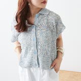 ラメ入りコットンリネンポロニット | NICE CLAUP / OLIVE des OLIVE　OUTLET | 詳細画像24 