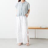 ラメ入りコットンリネンポロニット | NICE CLAUP / OLIVE des OLIVE　OUTLET | 詳細画像25 