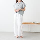 ラメ入りコットンリネンポロニット | NICE CLAUP / OLIVE des OLIVE　OUTLET | 詳細画像27 