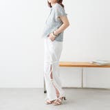 ラメ入りコットンリネンポロニット | NICE CLAUP / OLIVE des OLIVE　OUTLET | 詳細画像28 