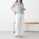 ラメ入りコットンリネンポロニット | NICE CLAUP / OLIVE des OLIVE　OUTLET | 詳細画像29 