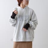 あつもり刺繍ロゴ裏毛パーカー | NICE CLAUP / OLIVE des OLIVE OUTLET | 詳細画像3