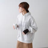 あつもり刺繍ロゴ裏毛パーカー | NICE CLAUP / OLIVE des OLIVE OUTLET | 詳細画像4