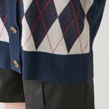 【低身長向け】アーガイルカーディガン | NICE CLAUP / OLIVE des OLIVE　OUTLET | 詳細画像18 