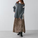 配色鹿の子ニット | NICE CLAUP / OLIVE des OLIVE OUTLET | 詳細画像6