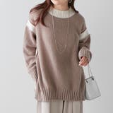 配色鹿の子ニット | NICE CLAUP / OLIVE des OLIVE OUTLET | 詳細画像7