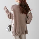 配色鹿の子ニット | NICE CLAUP / OLIVE des OLIVE OUTLET | 詳細画像9