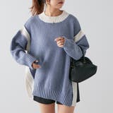 配色鹿の子ニット | NICE CLAUP / OLIVE des OLIVE OUTLET | 詳細画像12