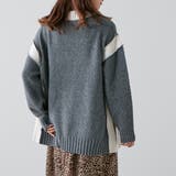 配色鹿の子ニット | NICE CLAUP / OLIVE des OLIVE OUTLET | 詳細画像28