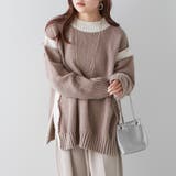 配色鹿の子ニット | NICE CLAUP / OLIVE des OLIVE OUTLET | 詳細画像32