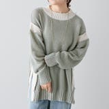 配色鹿の子ニット | NICE CLAUP / OLIVE des OLIVE OUTLET | 詳細画像48