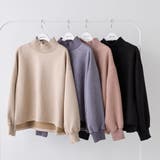 スエードポンチリブプルオーバー | NICE CLAUP / OLIVE des OLIVE　OUTLET | 詳細画像2 