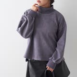 スエードポンチリブプルオーバー | NICE CLAUP / OLIVE des OLIVE　OUTLET | 詳細画像14 