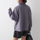 スエードポンチリブプルオーバー | NICE CLAUP / OLIVE des OLIVE　OUTLET | 詳細画像1 