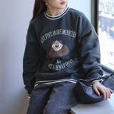 眠たいクマトレーナー | NICE CLAUP / OLIVE des OLIVE　OUTLET | 詳細画像3 