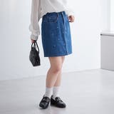 パール/ビジュー付ミニスカート | NICE CLAUP / OLIVE des OLIVE　OUTLET | 詳細画像12 