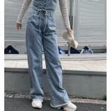 パール/ビジュー付デニム | NICE CLAUP / OLIVE des OLIVE　OUTLET | 詳細画像13 