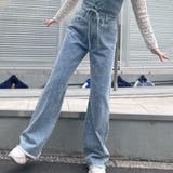 パール/ビジュー付デニム | NICE CLAUP / OLIVE des OLIVE　OUTLET | 詳細画像1 
