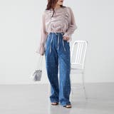 パール/ビジュー付デニム | NICE CLAUP / OLIVE des OLIVE　OUTLET | 詳細画像32 