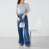 パール/ビジュー付デニム | NICE CLAUP / OLIVE des OLIVE　OUTLET | 詳細画像35 