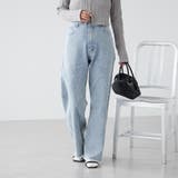 パール/ビジュー付デニム | NICE CLAUP / OLIVE des OLIVE　OUTLET | 詳細画像5 