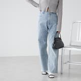 パール/ビジュー付デニム | NICE CLAUP / OLIVE des OLIVE　OUTLET | 詳細画像6 