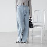 パール/ビジュー付デニム | NICE CLAUP / OLIVE des OLIVE　OUTLET | 詳細画像7 