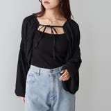 ブラック | シャーリングボレロ | NICE CLAUP / OLIVE des OLIVE OUTLET