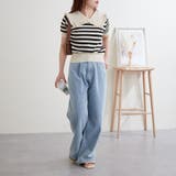 衿フリルボーダーニット | NICE CLAUP / OLIVE des OLIVE OUTLET | 詳細画像8