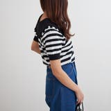 衿フリルボーダーニット | NICE CLAUP / OLIVE des OLIVE OUTLET | 詳細画像13