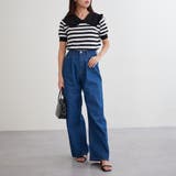 衿フリルボーダーニット | NICE CLAUP / OLIVE des OLIVE OUTLET | 詳細画像15
